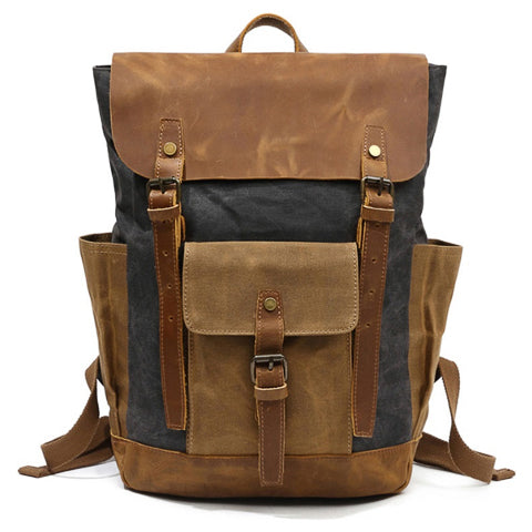 Tom Hollinger |  Canvas Rucksack im Vintage-Stil für Herren