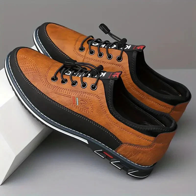 Handgefertigte Leder-Oxford-Schuhe für Herren