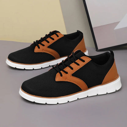 Herren Canvas Leder Sneaker