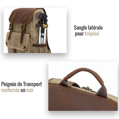 Tom Hollinger |  Vintage-inspirierter robuster Foto-Rucksack Unisex