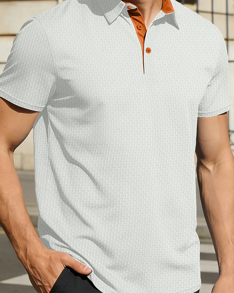 Tom Hollinger | Herren Poloshirt Baumwollmischung Kurzarm Regular Fit