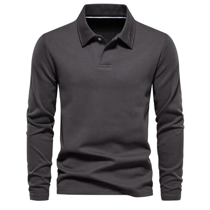 Tom Hollinger | Elegantes Langarm-Poloshirt