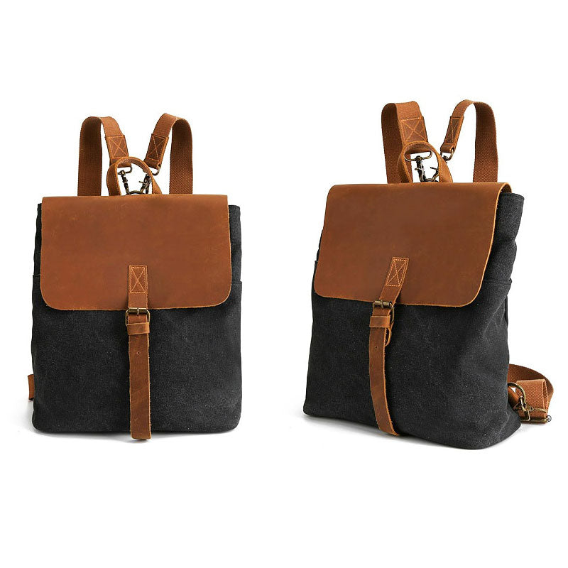 Tom Hollinger |  Leinwand Vintage Quadratischer Rucksack