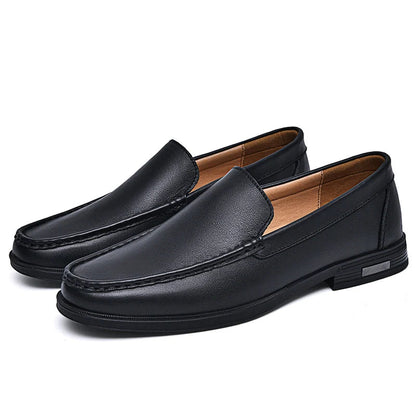 Herren Echtes Leder Elegante Loafer