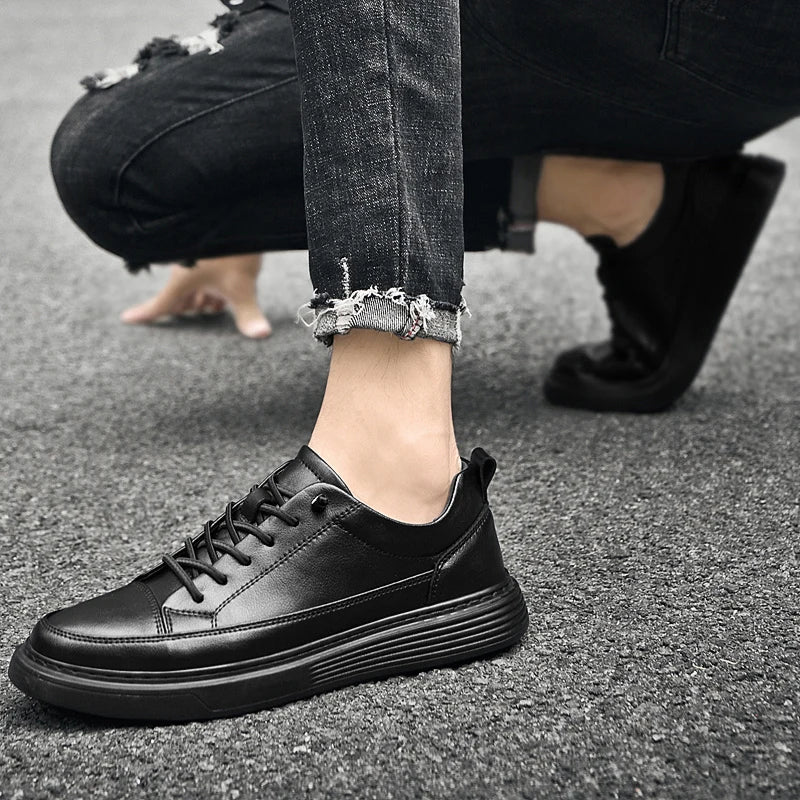 Herren Freizeitsneaker in Weiss, Profilansicht