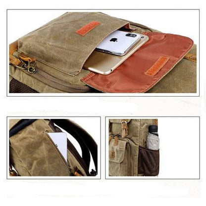 Tom Hollinger |  Canvas Vintage Fotografie Rucksack