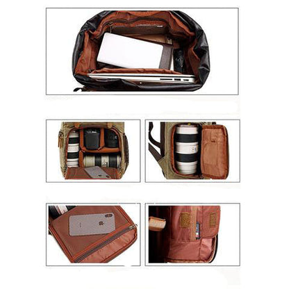 Tom Hollinger |  Canvas Vintage Fotografie Rucksack