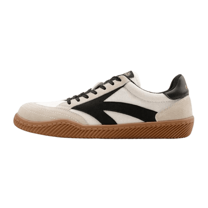 Herren Wildleder Stoff Retro Turnschuhe Braun