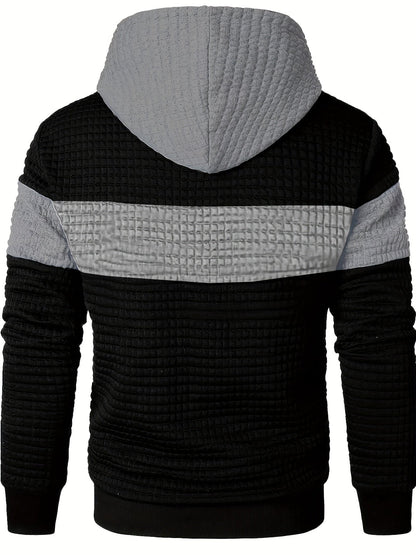 Herren-Kapuzenpullover mit Farbverlauf als modischer Alltagslook