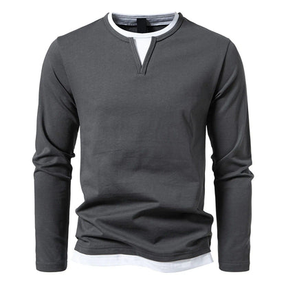 Tom Hollinger | Men's stylish long -sleeved shirt slim fit leisure top