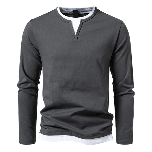 Tom Hollinger | Men's stylish long -sleeved shirt slim fit leisure top