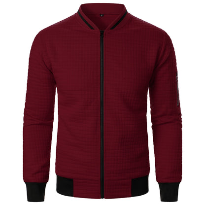 Herren Strickpullover mit Reißverschluss