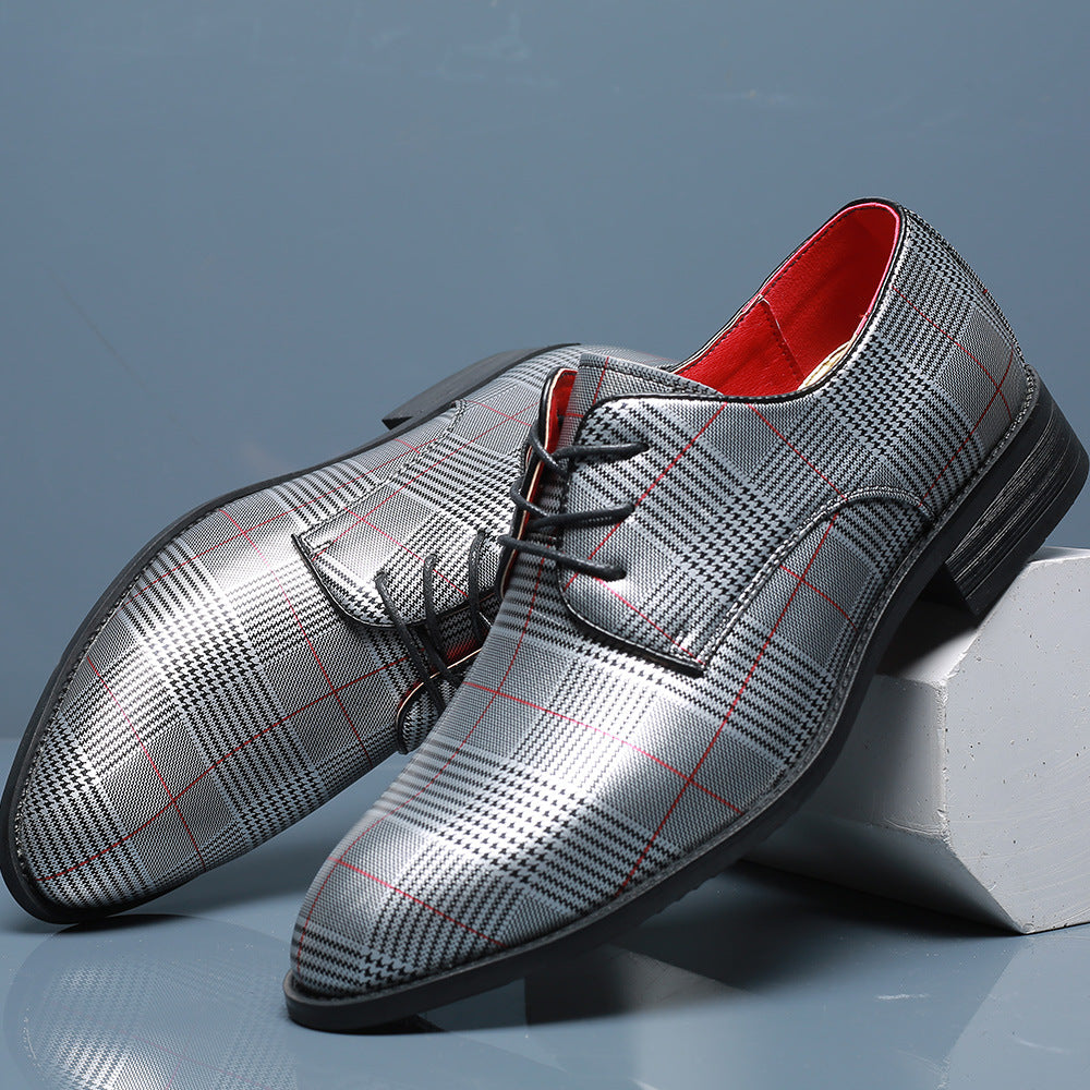 Elegante Herren-Schnürschuhe mit klassischer Schnürung von oben