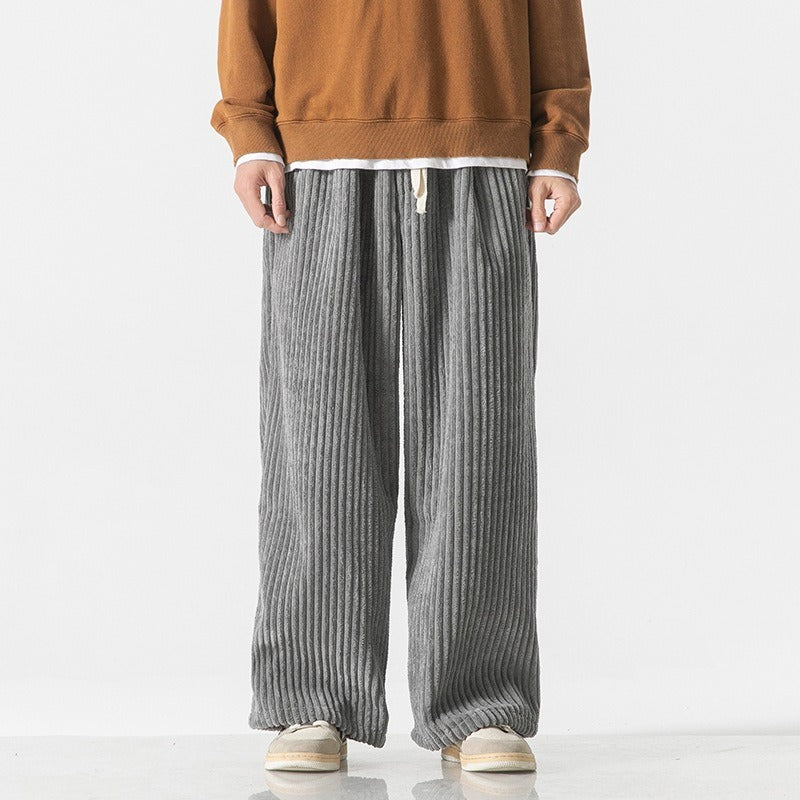 Detailansicht der Herren Cordhose aus weichem Cord