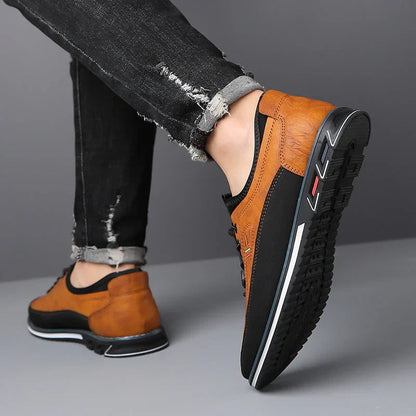 Handgefertigte Leder-Oxford-Schuhe für Herren