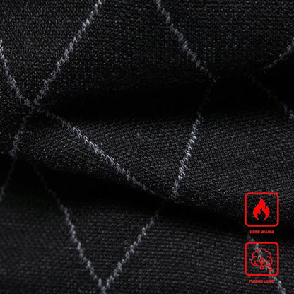 Herren Strickpullover mit Viertel-Reißverschluss und Stehkragen
