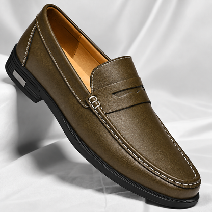 Gepolsterte Innensohle des Leder-Penny-Loafers