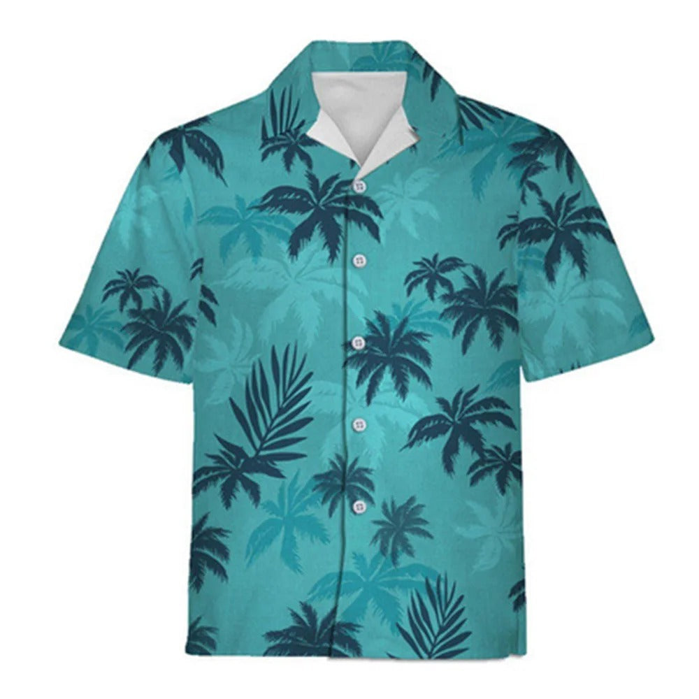 Tom Hollinger | Retro-Print Kurzarmhemd mit Katzenmotiv