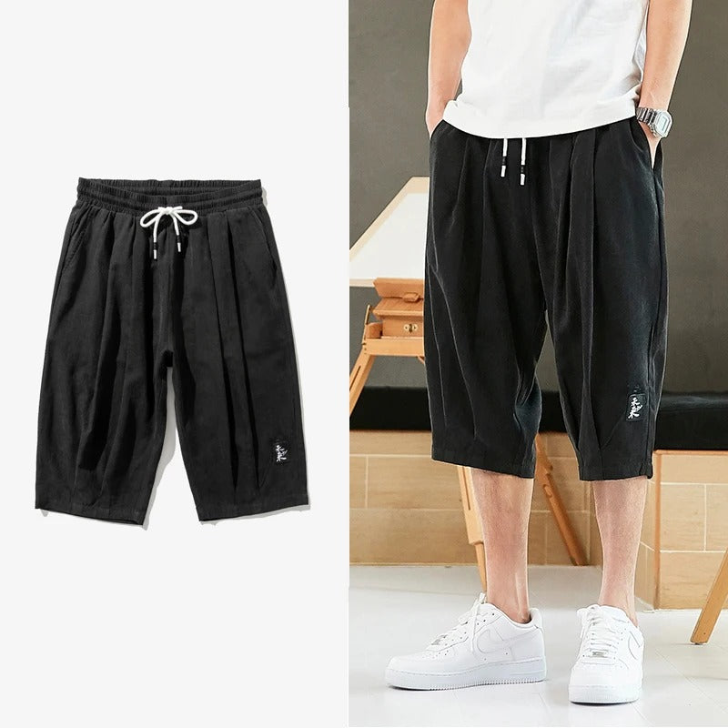 Tom Hollinger | Lässige Kord-Shorts mit weitem Bein