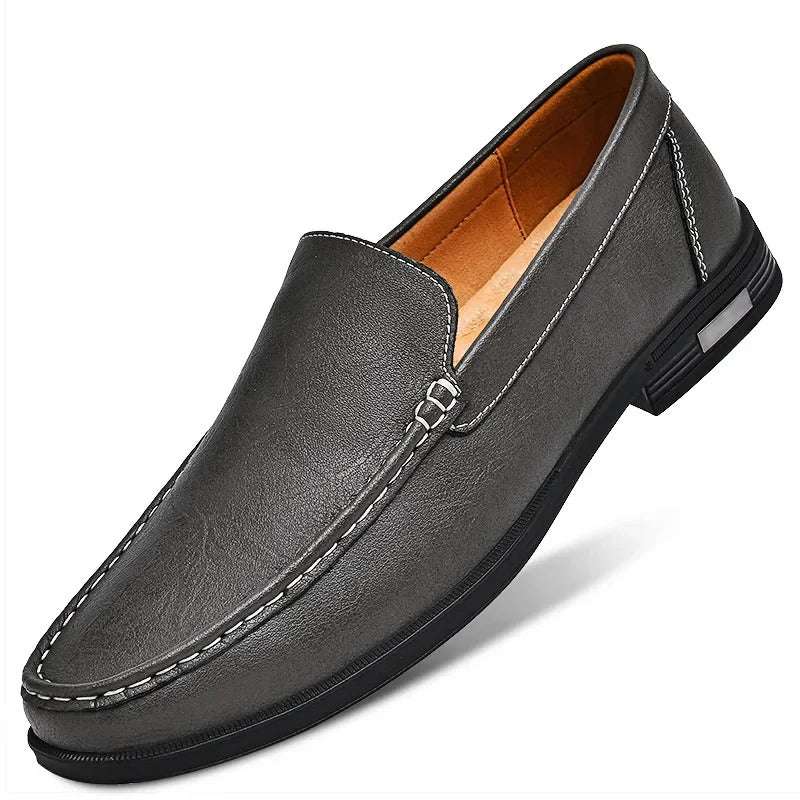 Herren Echtes Leder Elegante Loafer