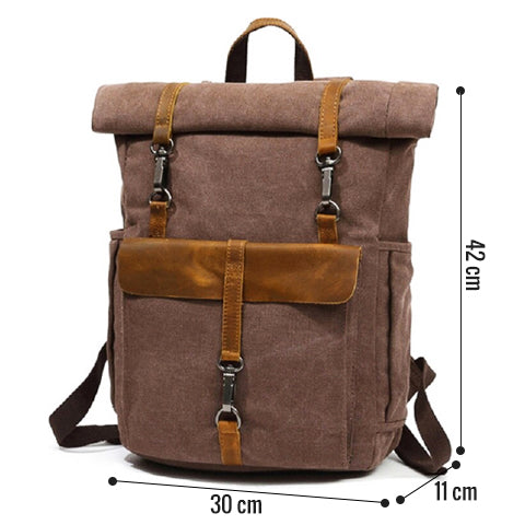 Tom Hollinger |  Vintage Canvas Rolltop Rucksack