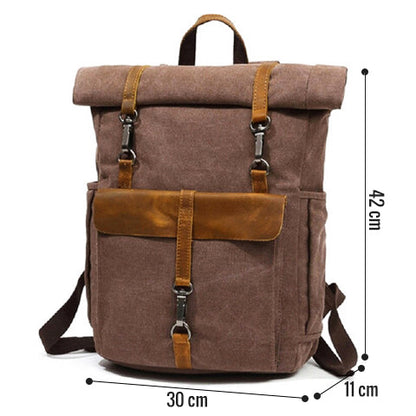 Tom Hollinger |  Vintage Canvas Rolltop Rucksack