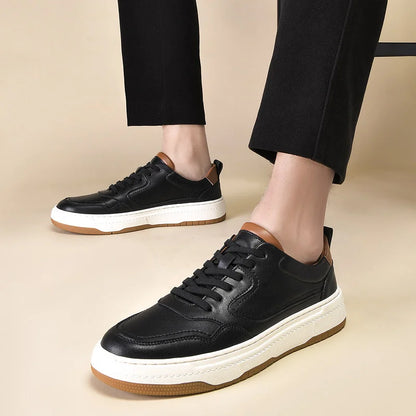 men's leather casual shoes