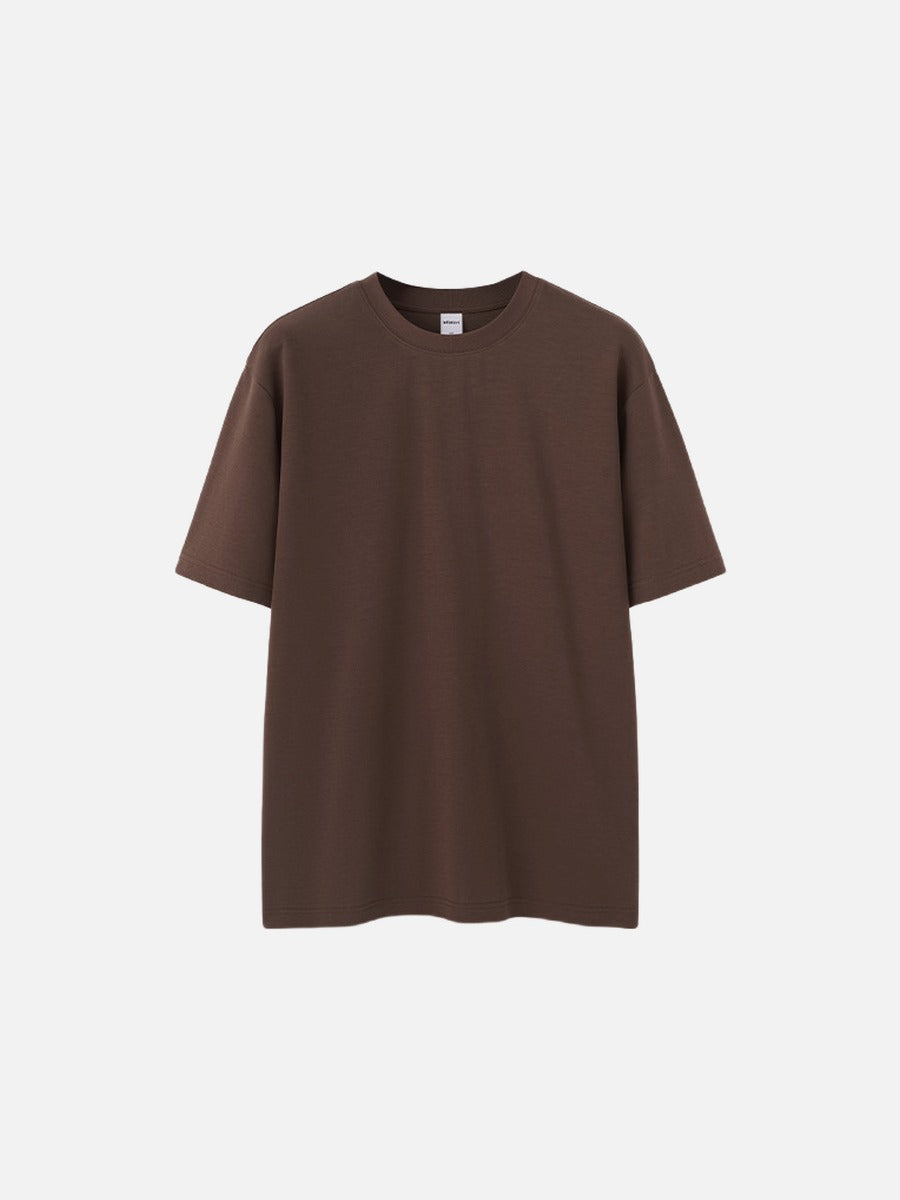 Damen Basic Oversize T-Shirt aus Baumwolle in Rückansicht