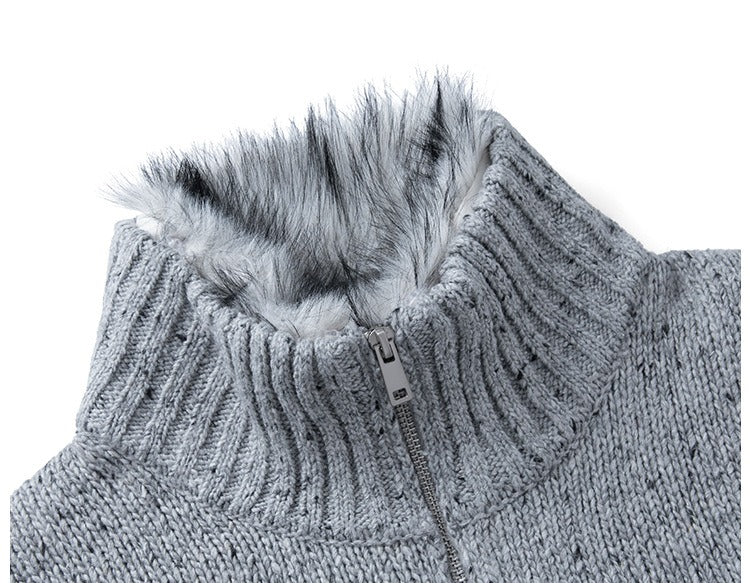 Cardigan mit geometrischem Muster als vielseitiger Lagenlook