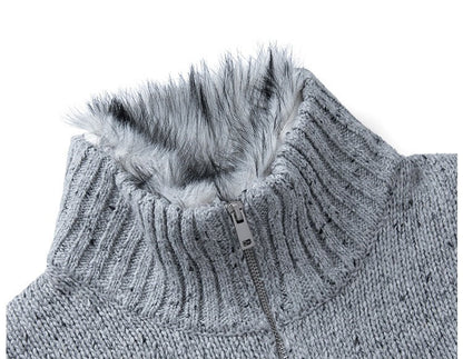Cardigan mit geometrischem Muster als vielseitiger Lagenlook
