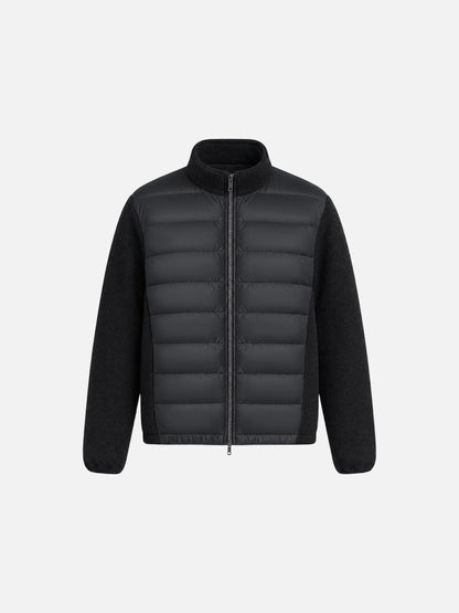 Hybrid Steppjacke Mit Fleece Stehkragen Relaxed Fit