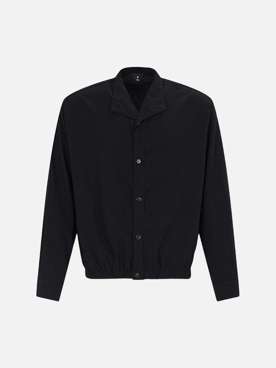 Herren Blousonjacke mit Camp Kragen in Relaxed Fit, Rückansicht