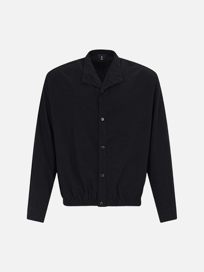 Herren Blousonjacke mit Camp Kragen in Relaxed Fit, Rückansicht