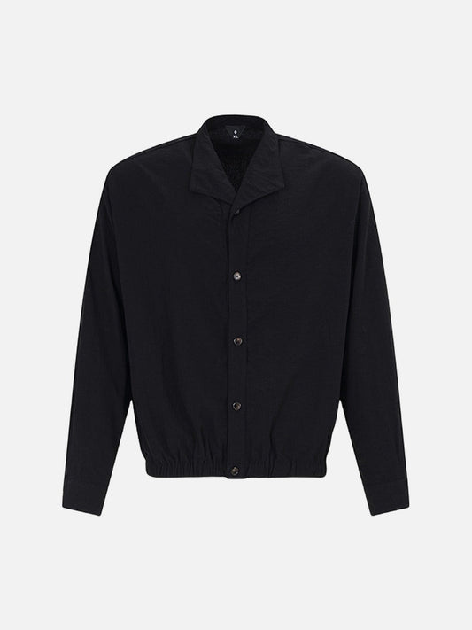Herren Blousonjacke mit Camp Kragen in Relaxed Fit, Rückansicht