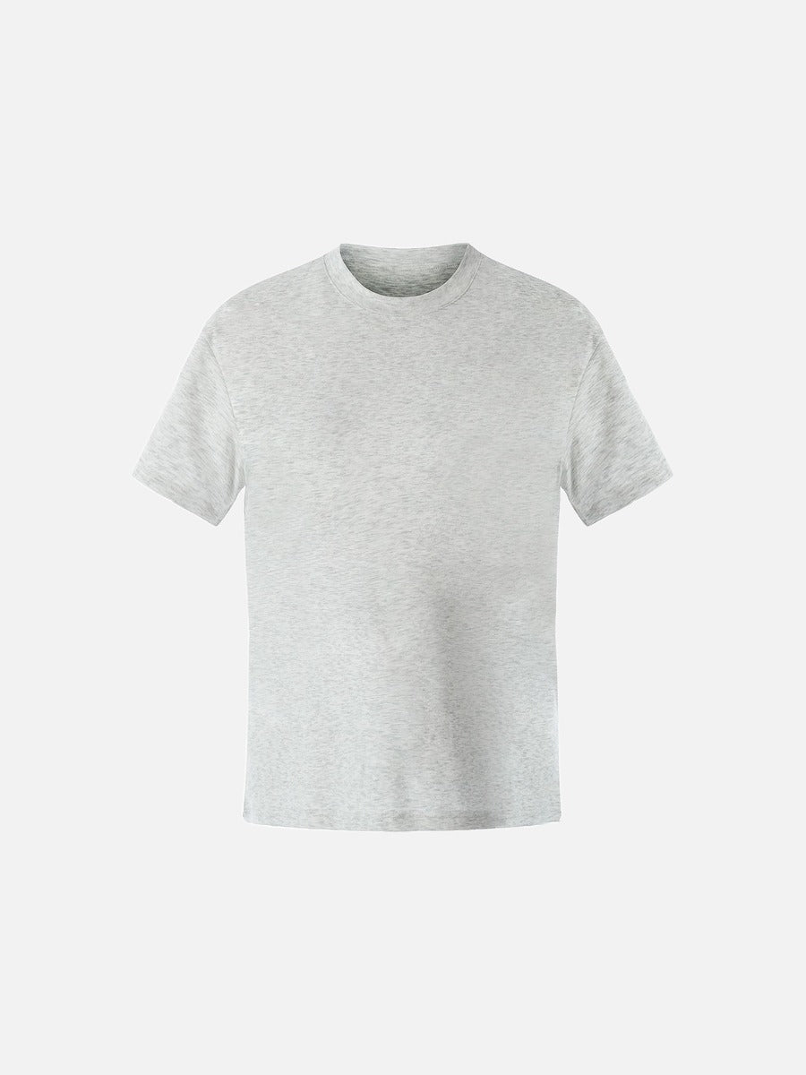 Herren T-Shirt Mit Kleinem Logo Schwarz