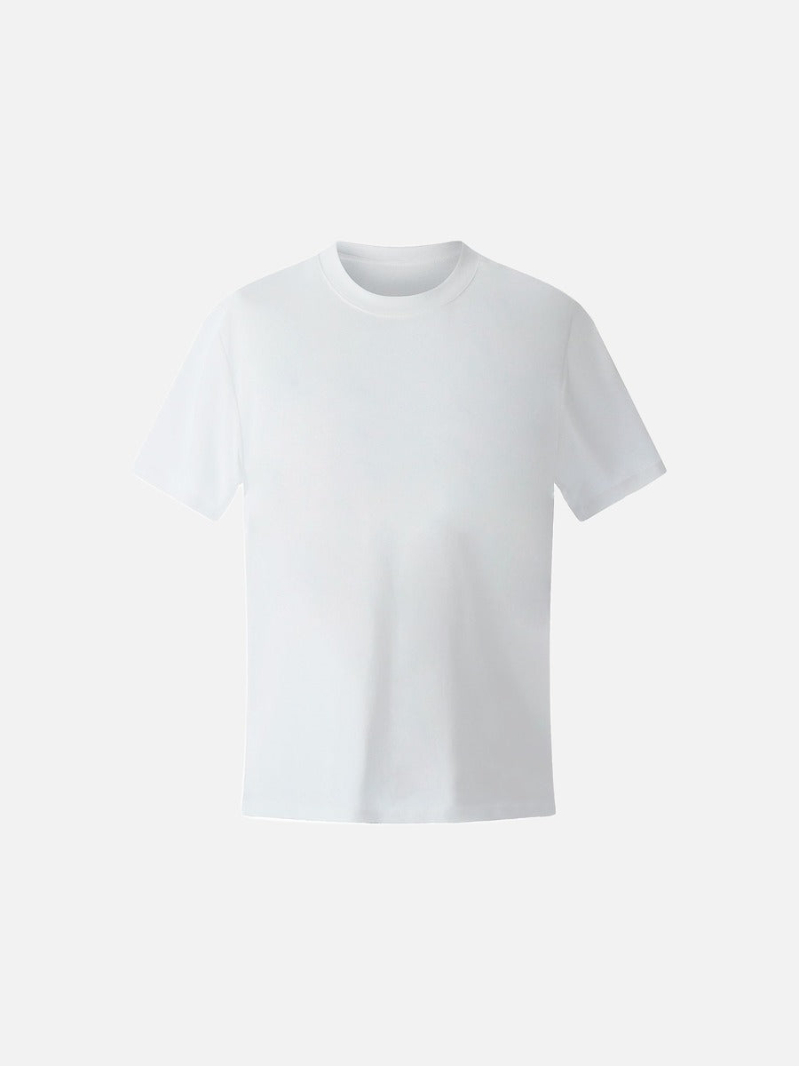 Herren T-Shirt Mit Kleinem Logo Schwarz