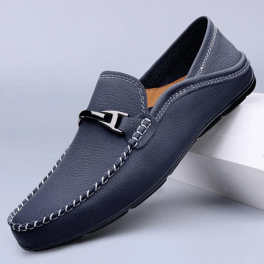 Tom Hollinger | Lederloafer mit weichem, strukturiertem Design