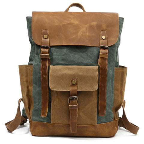 Tom Hollinger |  Canvas Rucksack im Vintage-Stil für Herren