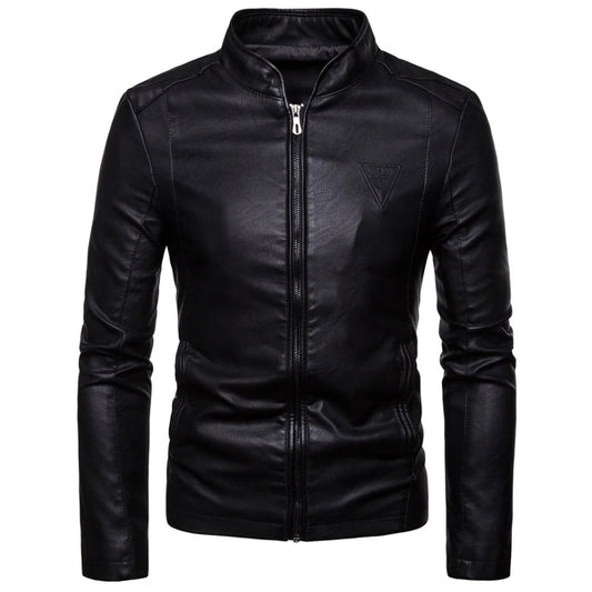 Tom Hollinger | Minimalist faux leather jacket