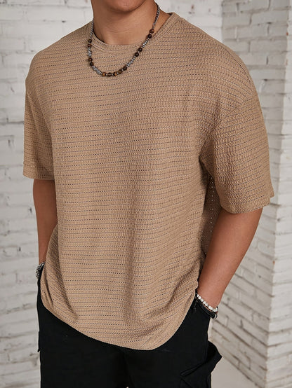 Herren Waffelhemd Mit Relaxed Fit