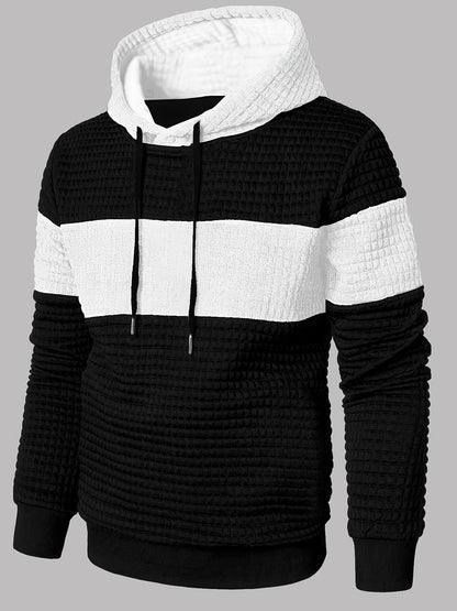 Bequemer Herren-Kapuzenpullover mit Farbverlauf für den Alltag