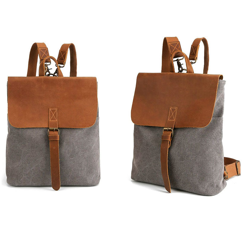 Tom Hollinger |  Leinwand Vintage Quadratischer Rucksack