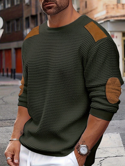 Classic elbow-length knitted sweater