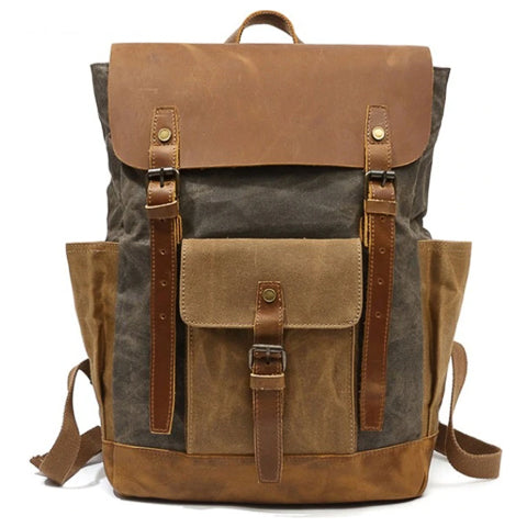 Tom Hollinger |  Canvas Rucksack im Vintage-Stil für Herren