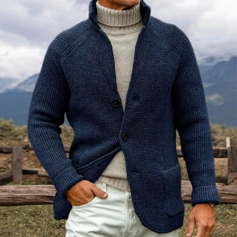 Tom Hollinger | Warm cardigan with raglan sleeves