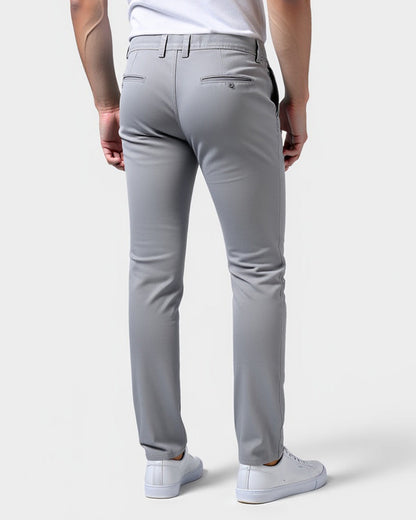 Herren Chinohose aus Baumwollmix mit schmalem Bein