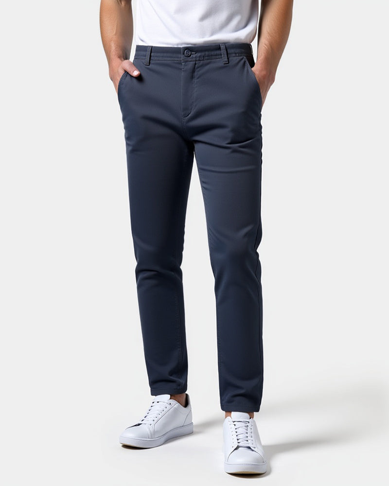 Herren Chinohose Slim Fit Für Alltag Und Büro