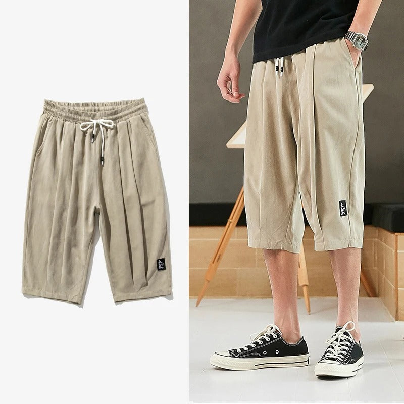Tom Hollinger | Lässige Kord-Shorts mit weitem Bein