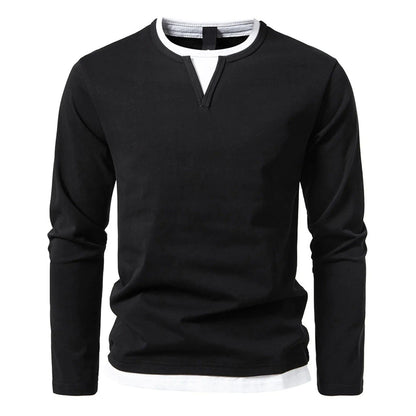 Tom Hollinger | Men's stylish long -sleeved shirt slim fit leisure top