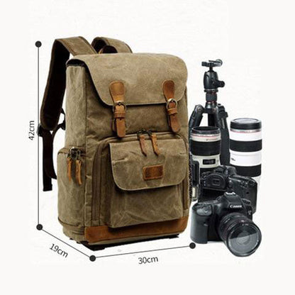 Tom Hollinger |  Canvas Vintage Fotografie Rucksack